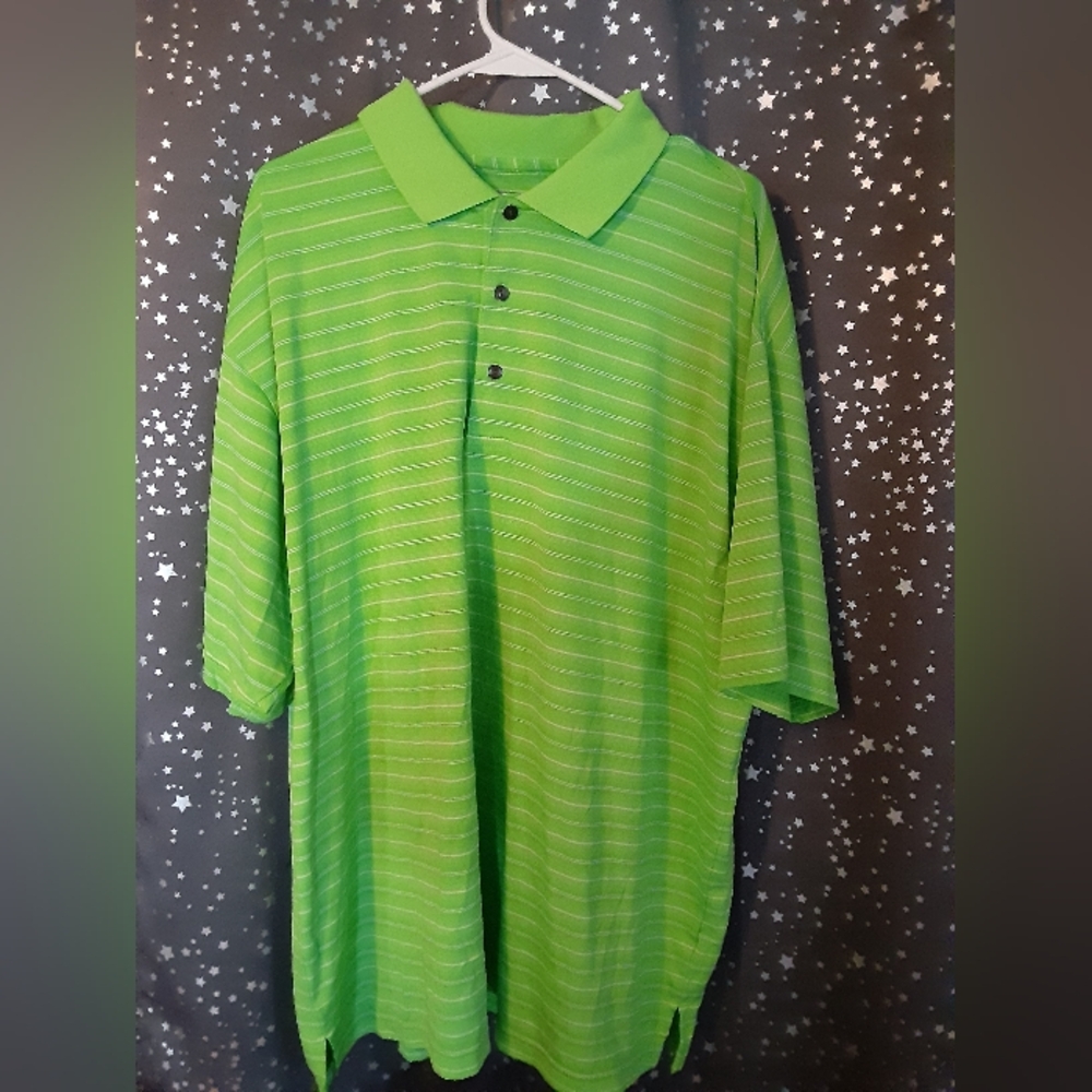 Men's Hogan Vibrant Lime Polo Shirt Size XXL